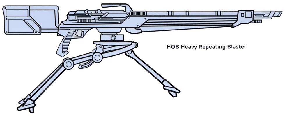 Тяжелый станковый автоматичный бластер HOB
